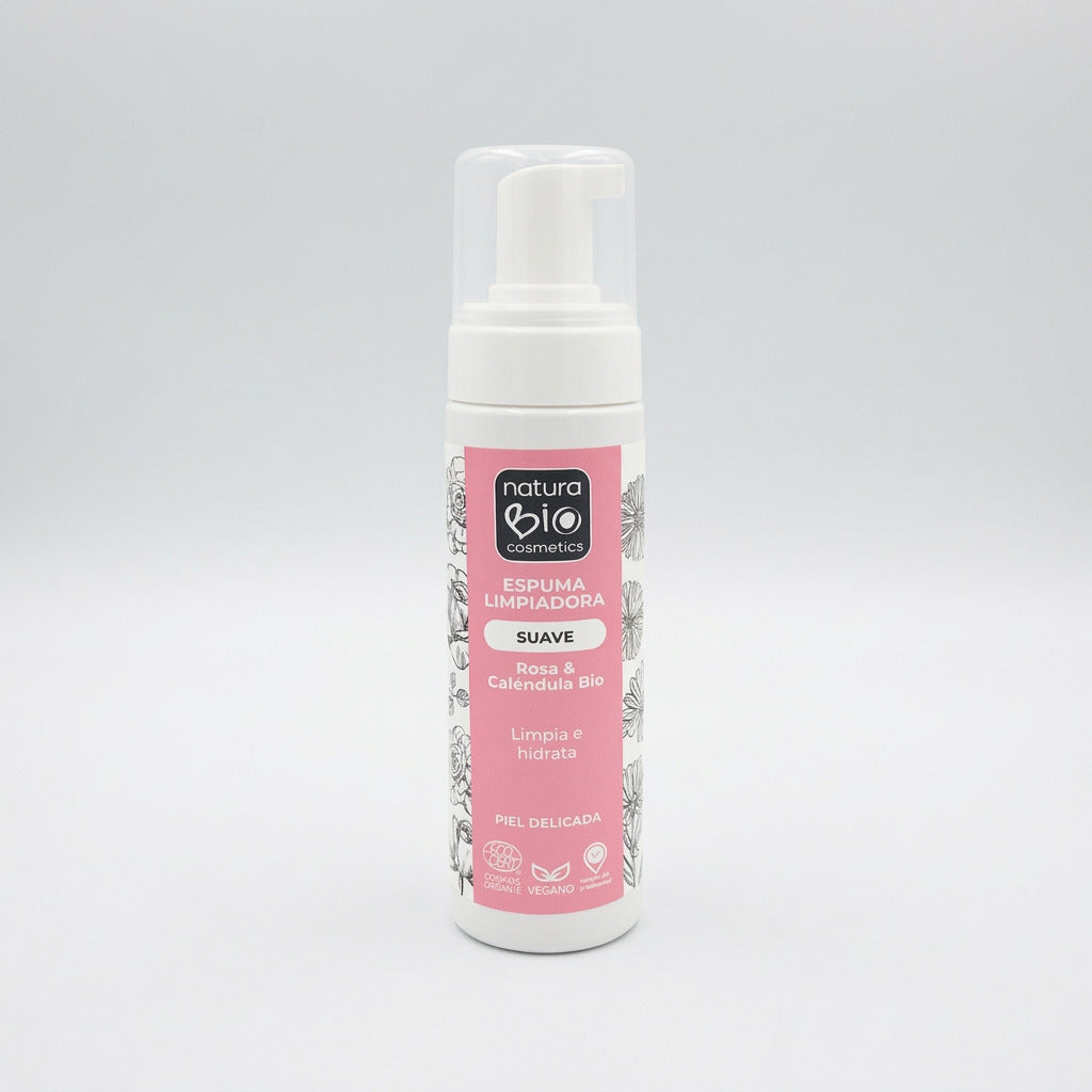 NaturaBIO Espuma Limpiadora Suave 200ml