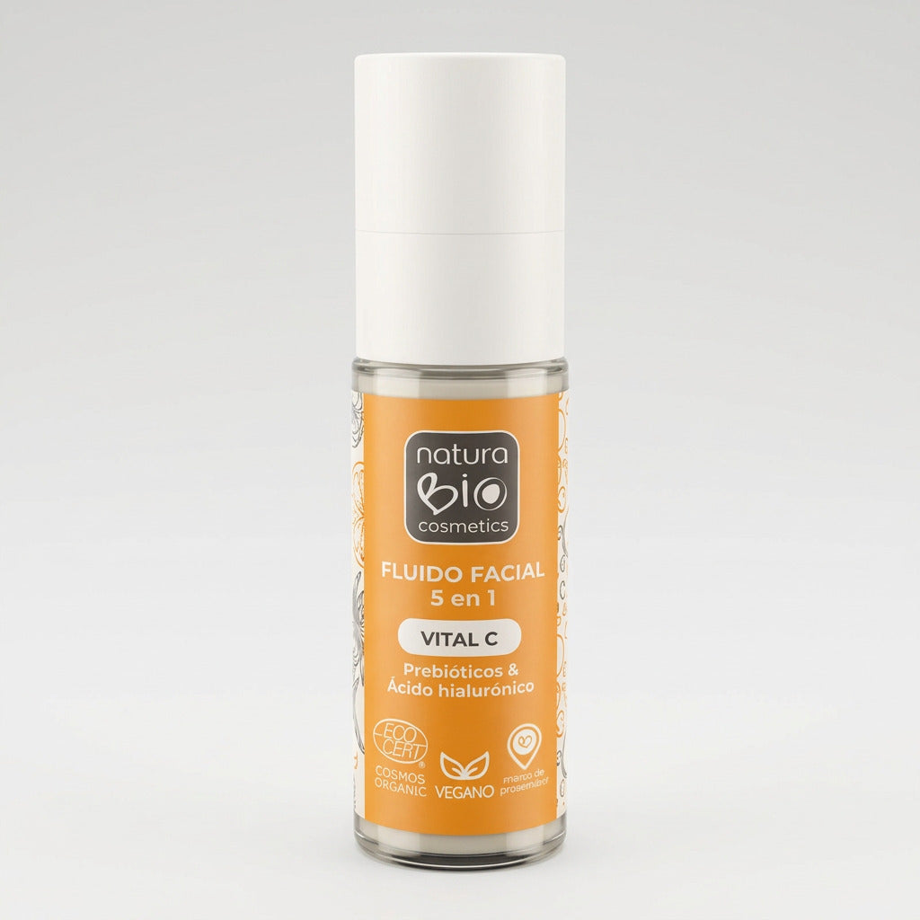 NaturaBIO Fluido Facial 5 en 1 Vital C 30ml