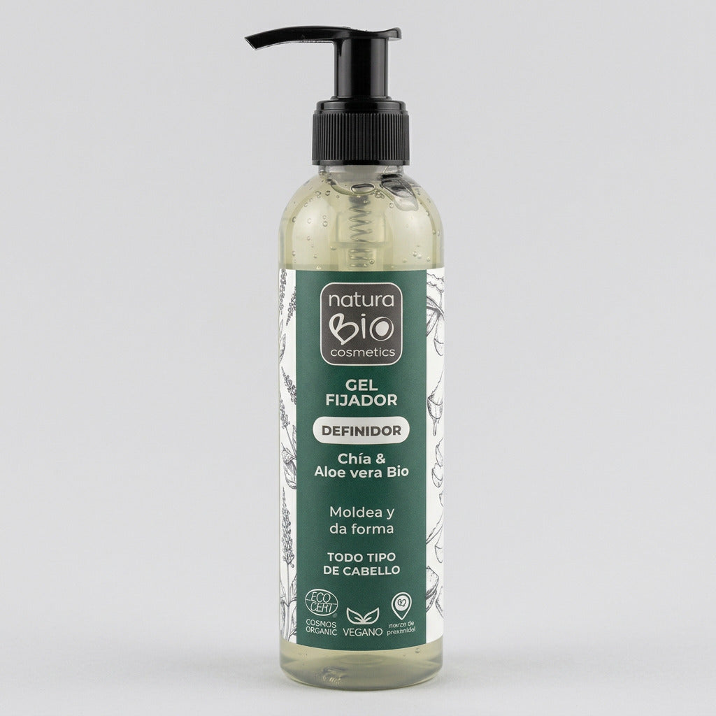 NaturaBIO Gel Fijador y Definidor Aloe y Chía 200ml