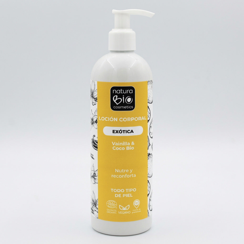 NaturaBIO Loción Corporal Exótica Vainilla y Coco 500ml