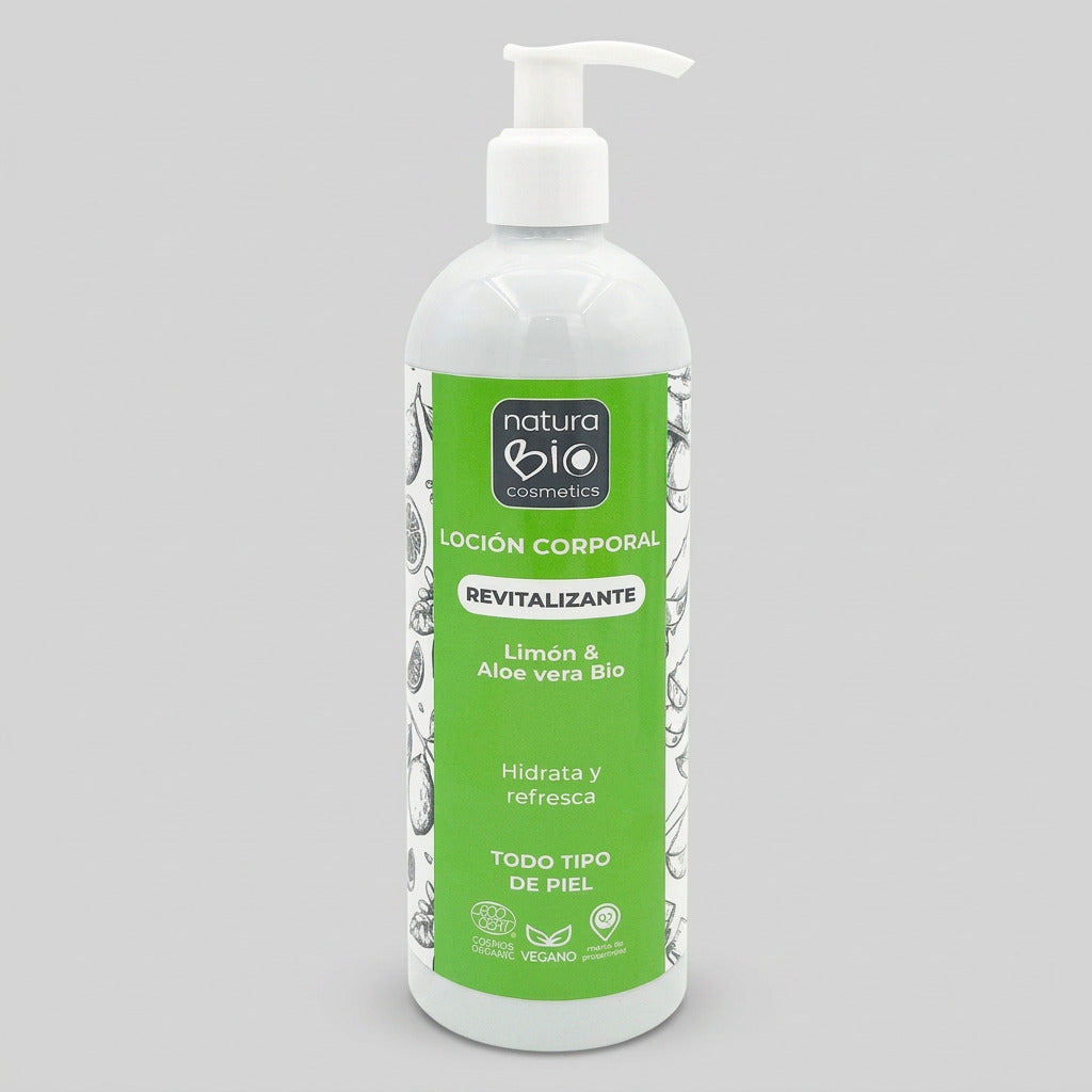 NaturaBIO Loción Corporal Revitalizante Limón 500ml