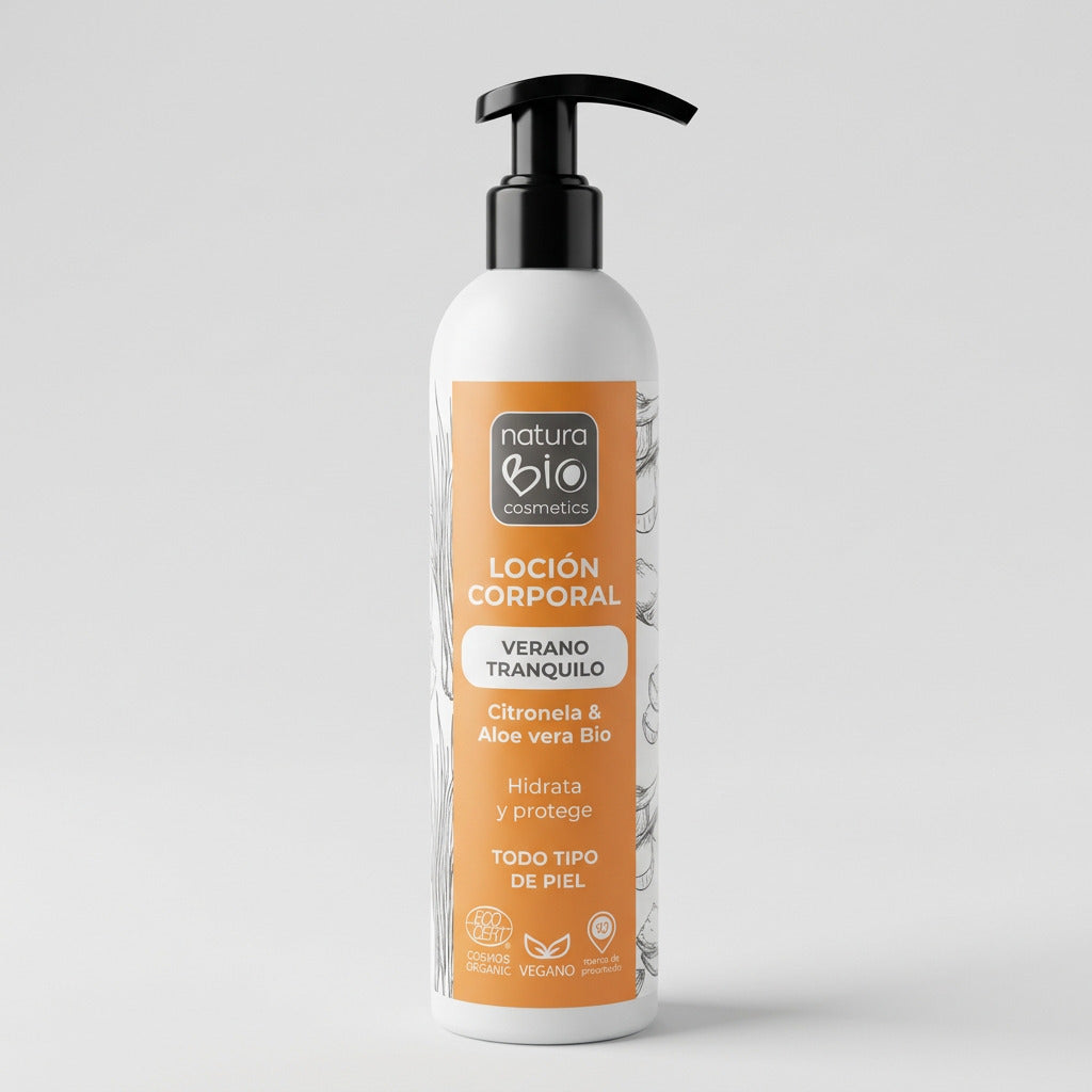 NaturaBIO Loción Corporal Verano Tranquilo Citronela 250ml