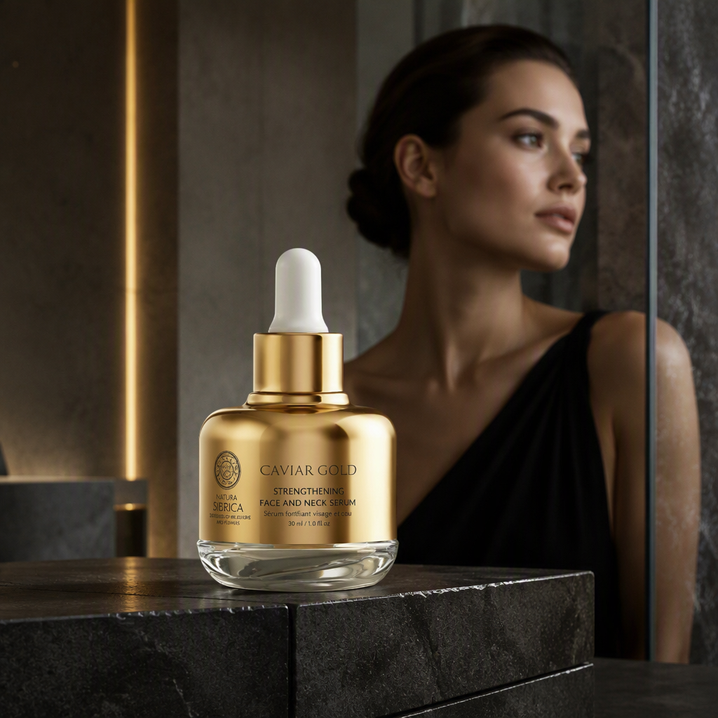 Natura Siberica CAVIAR GOLD Serum Reafirmante Rostro y Cuello 30ml
