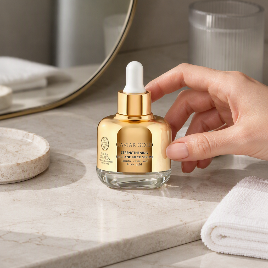 Natura Siberica CAVIAR GOLD Serum Reafirmante Rostro y Cuello 30ml