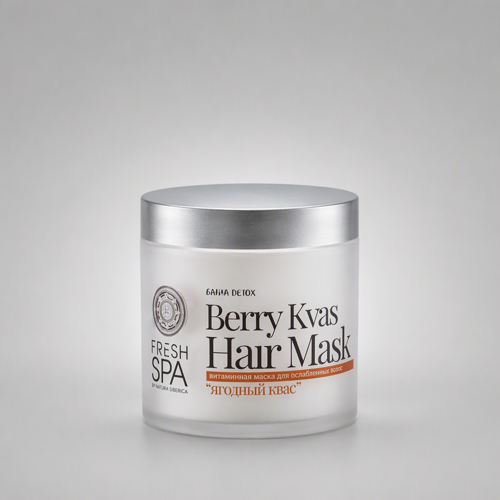 Natura Siberica FRESH SPA Mascarilla Capilar Berry Kvas 400ml
