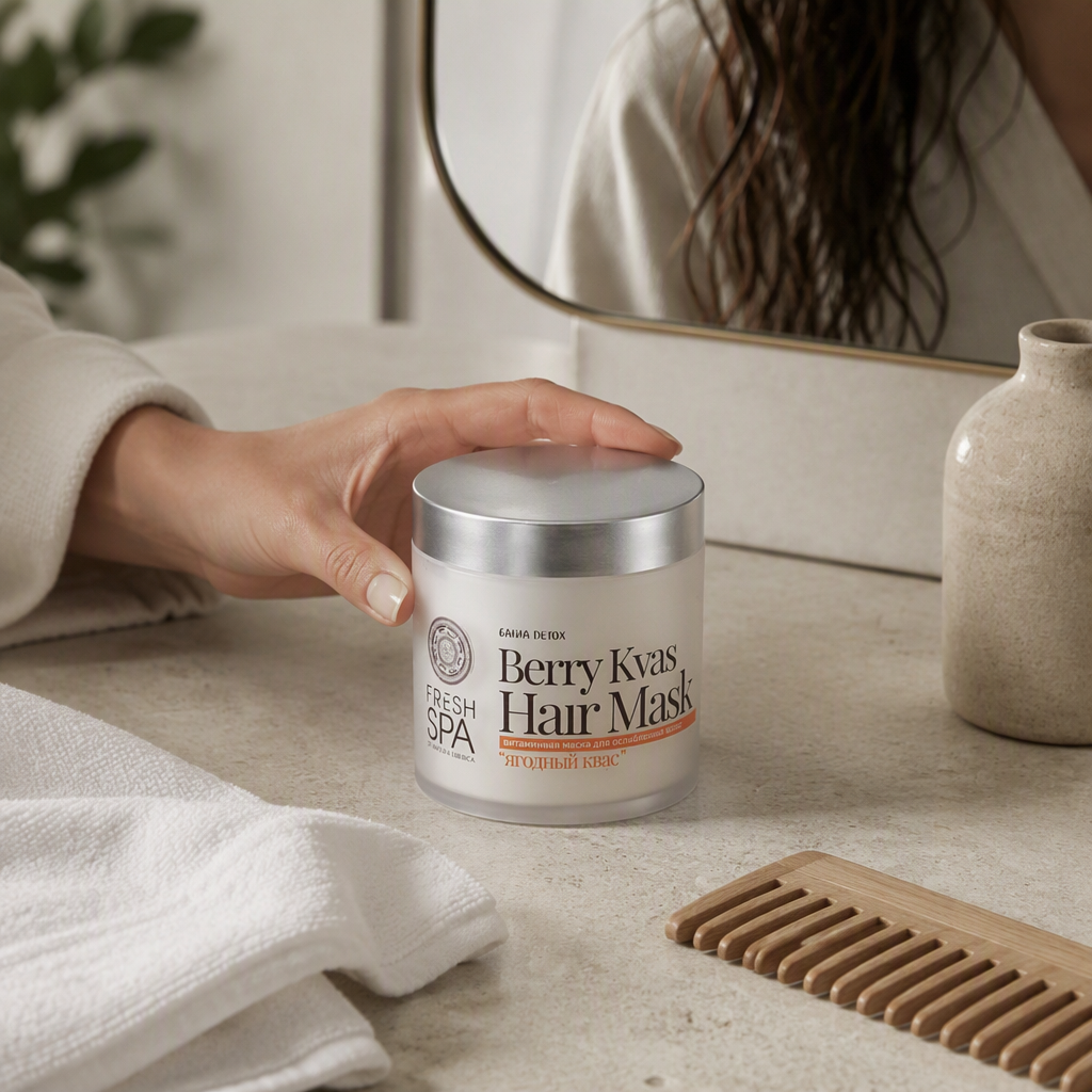 Natura Siberica FRESH SPA Mascarilla Capilar de Bardana para Crecimiento 400ml