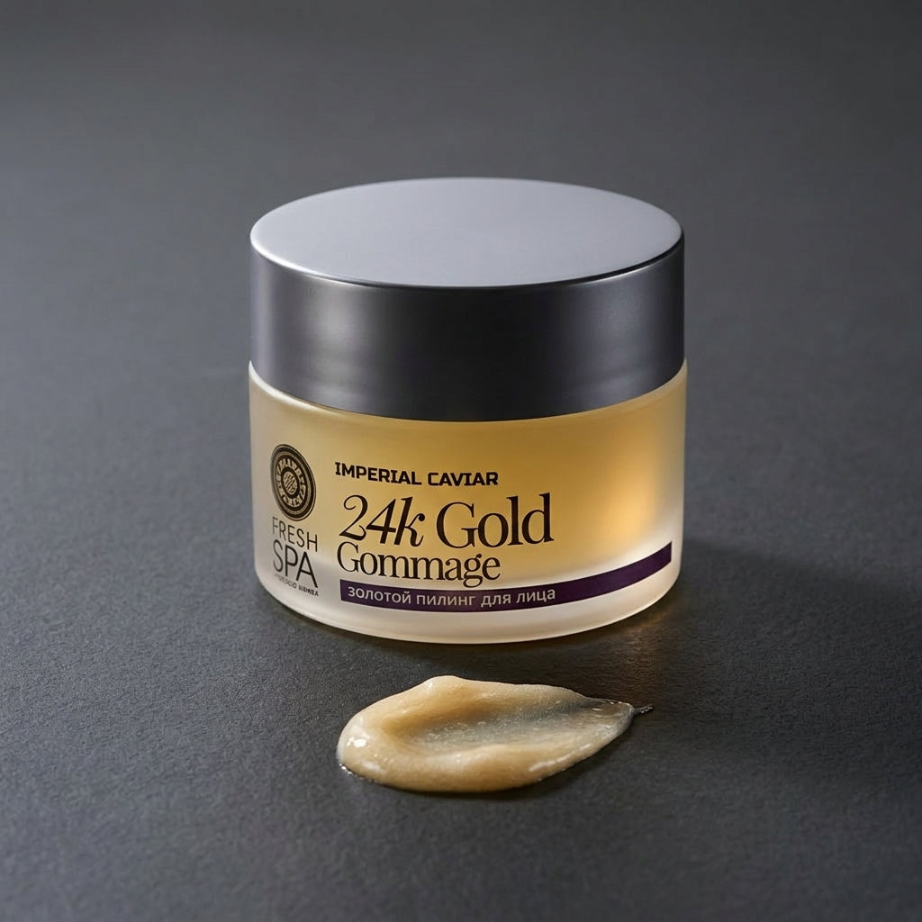 Natura Siberica IMPERIAL CAVIAR Peeling Facial de Oro Rejuvenecedor 50ml
