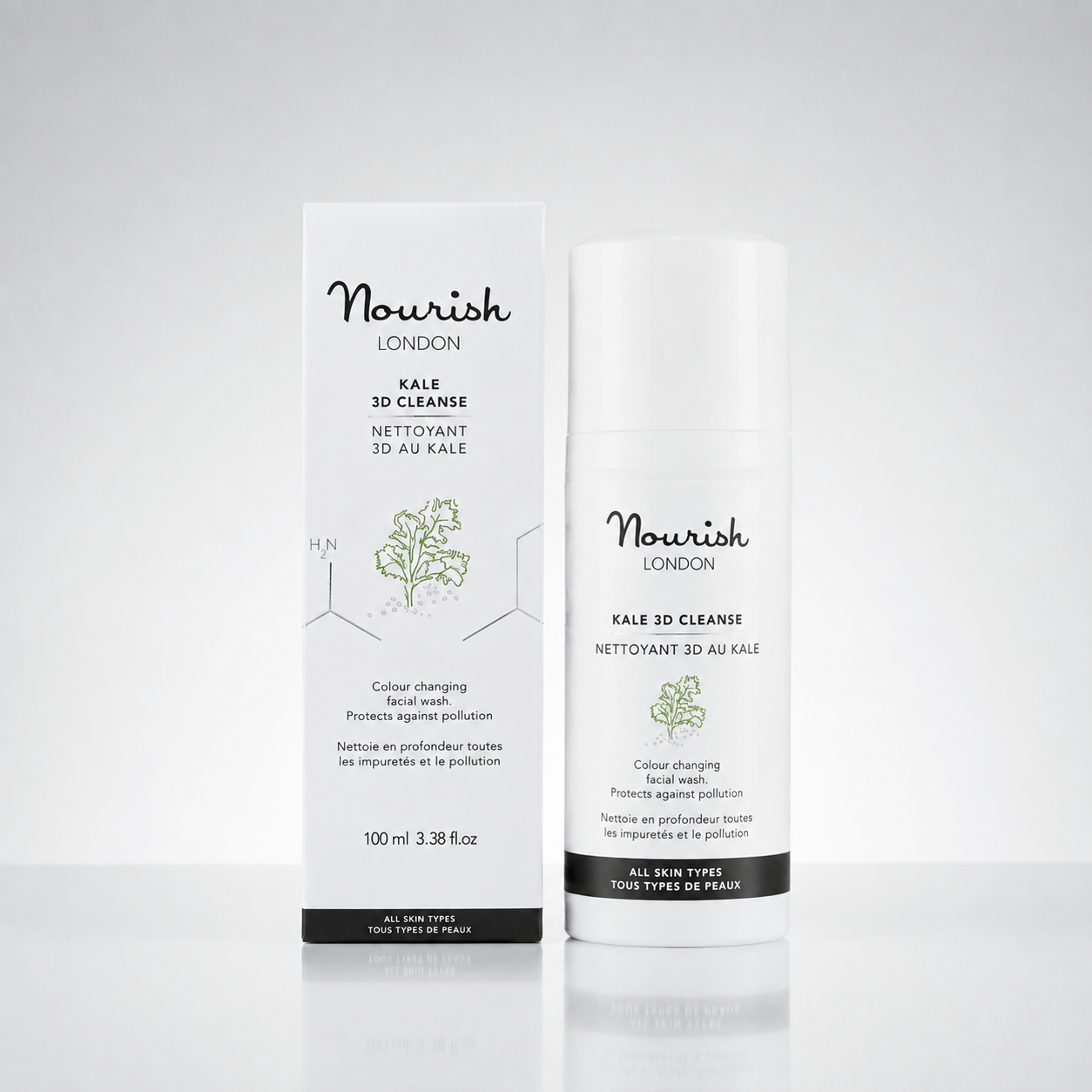 Nourish Limpiadora 3D de Kale 100ml