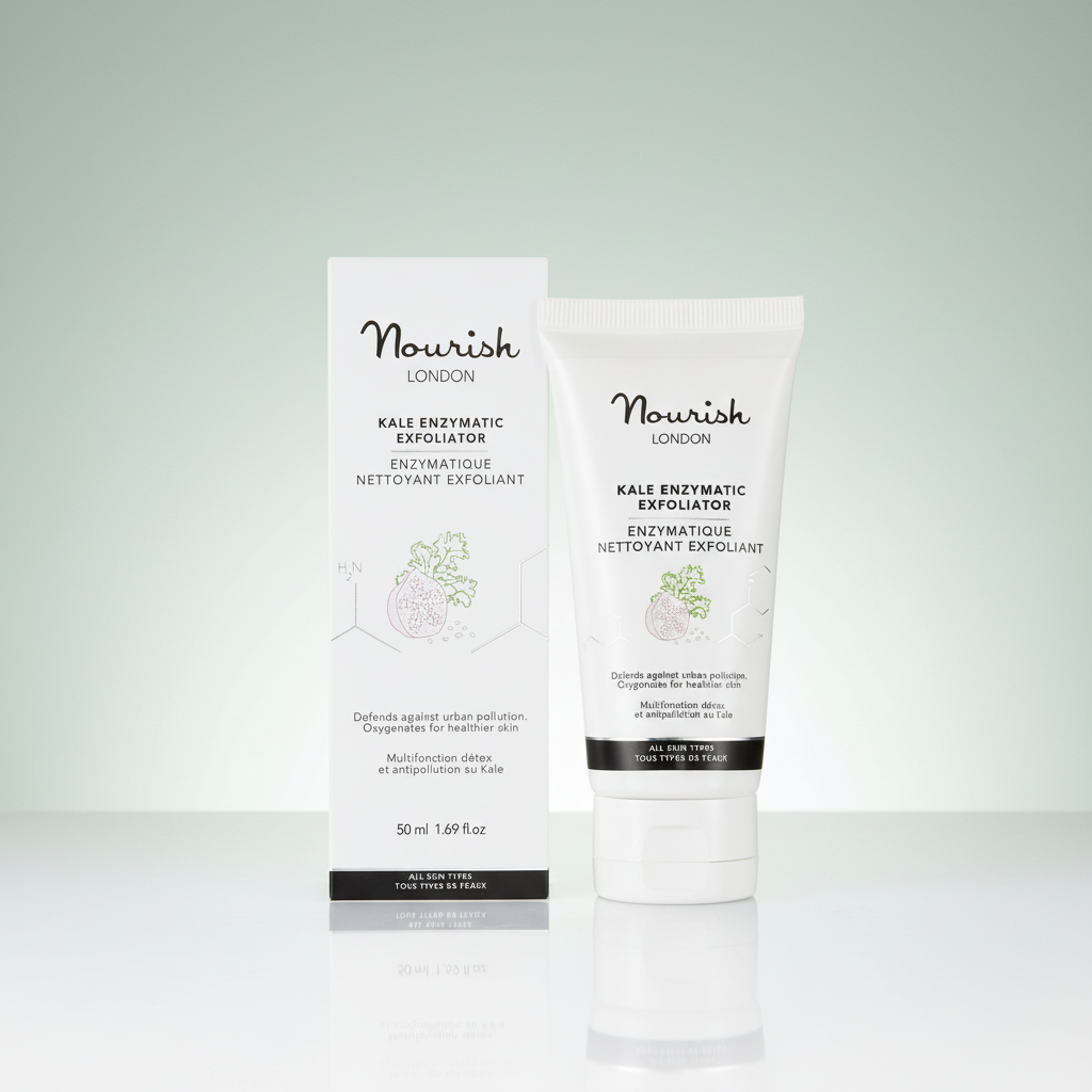 Nourish Limpiador Facial Exfoliante Enzimático Kale 50ml