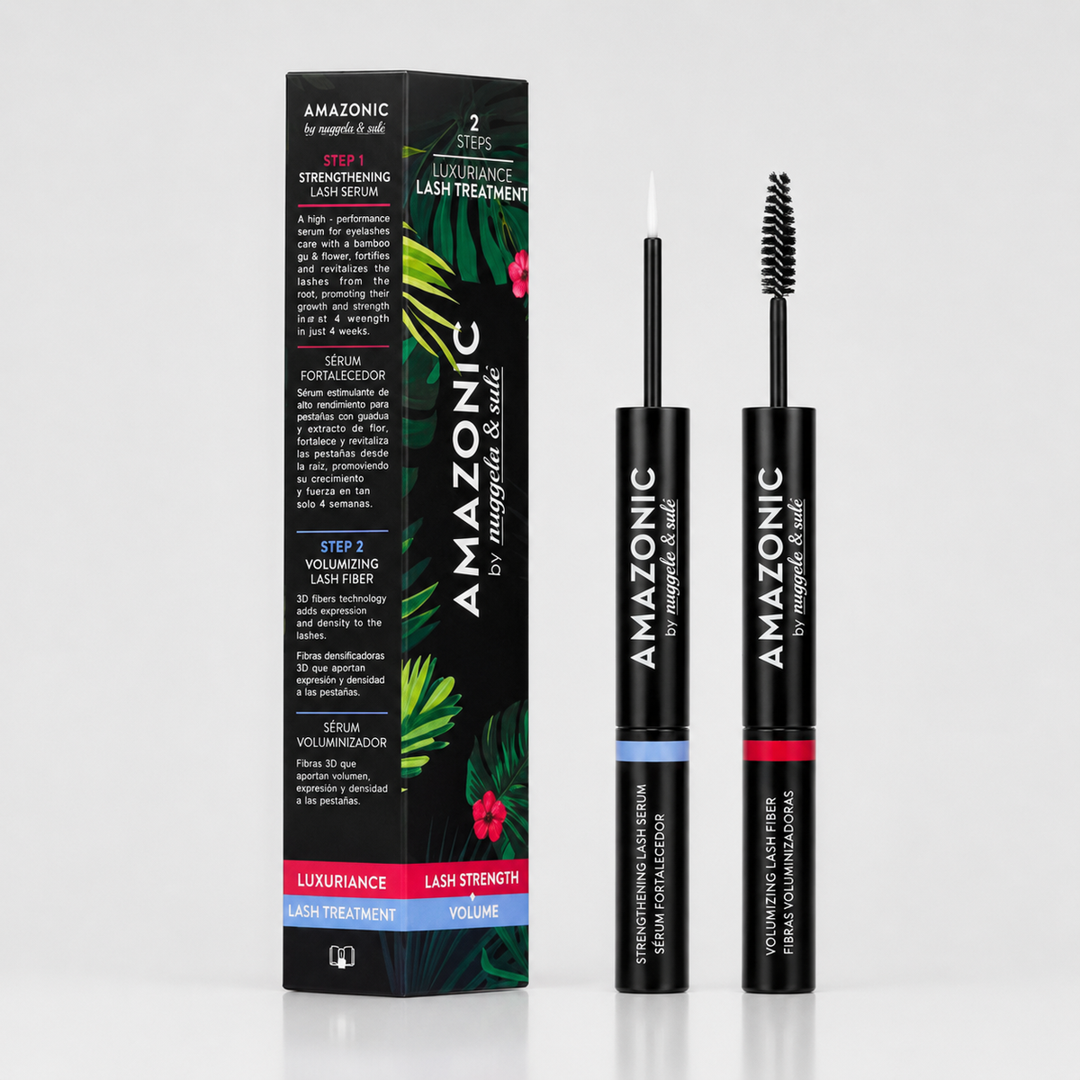 Nuggela & Sule Amazonic Serum Fortalecedor de Pestañas + Voluminizador 3ml+3ml