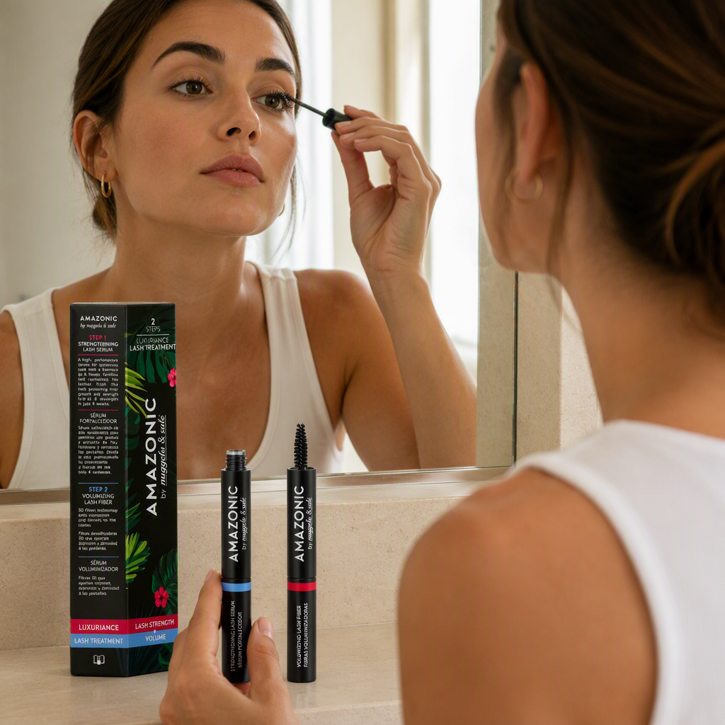 Nuggela & Sule Amazonic Serum Fortalecedor de Pestañas + Voluminizador 3ml+3ml - NUGGELA SULE - cosmética natural