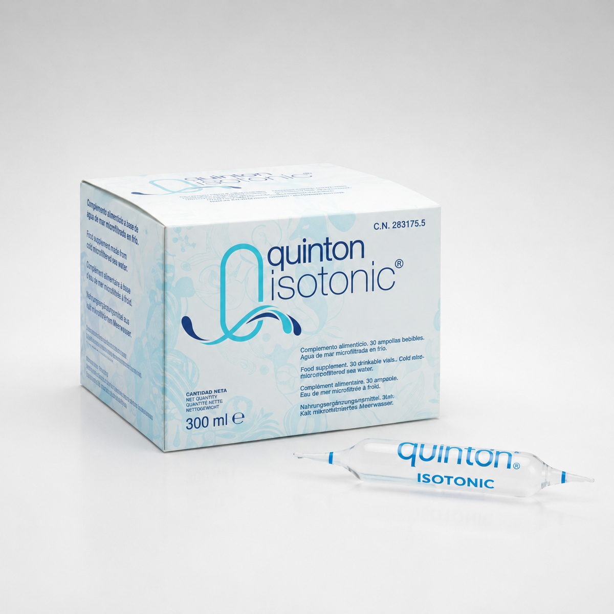 Quinton Ampollas Isotónico Bebibles. 30amp