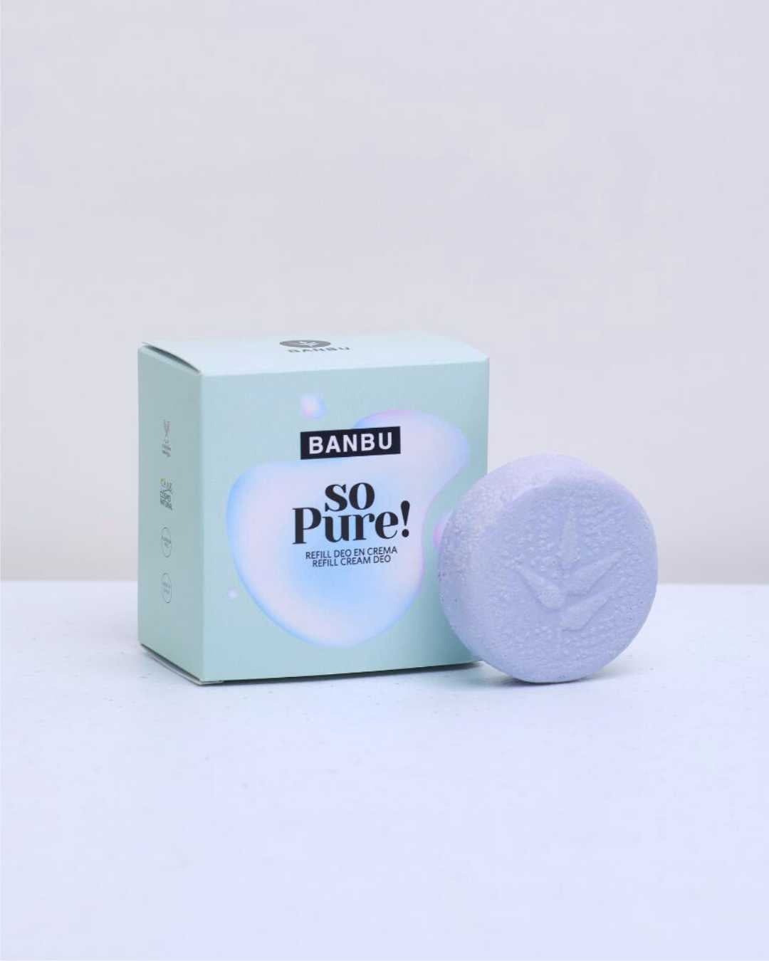 Banbu Recarga Desodorante Crema So Pure 50ml - BANBU - cosmética natural