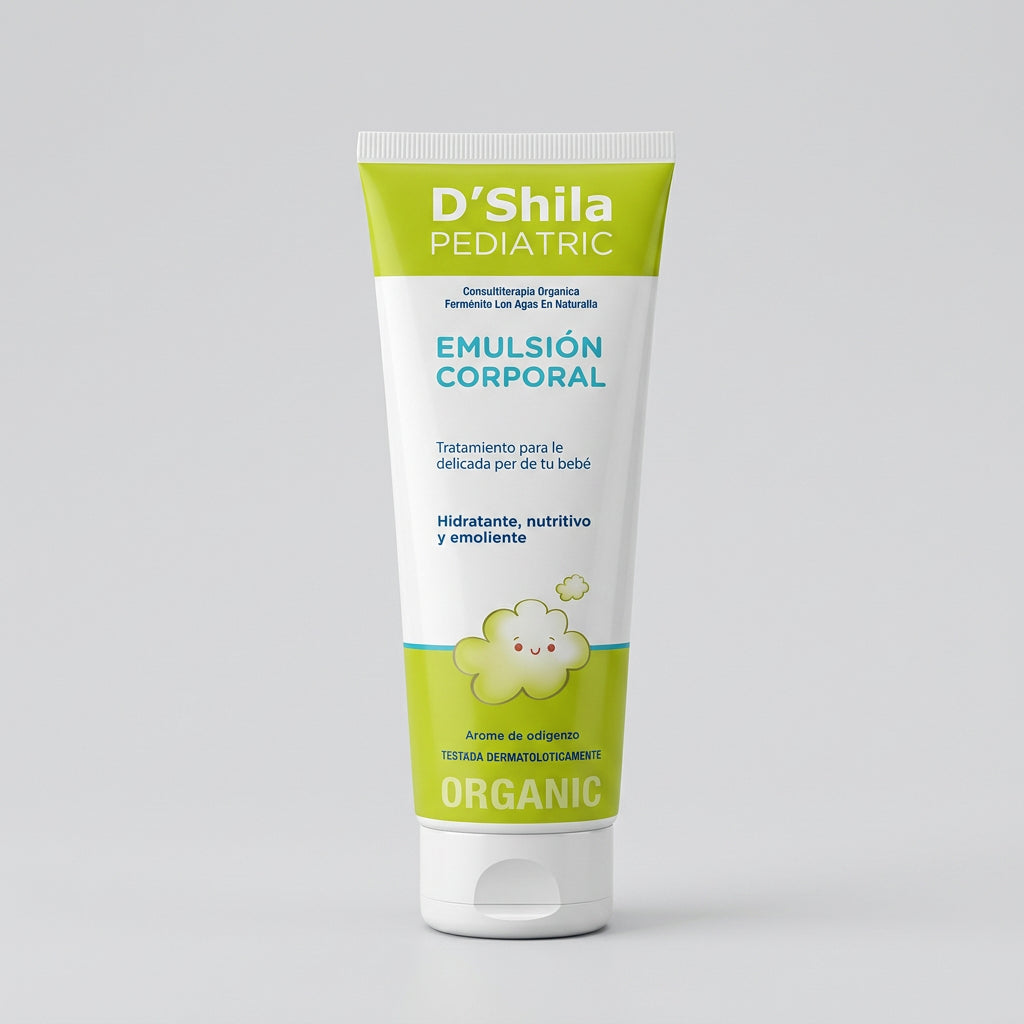 D'Shila Pediatric Emulsión Corporal 200ml - DSHILA - cosmética