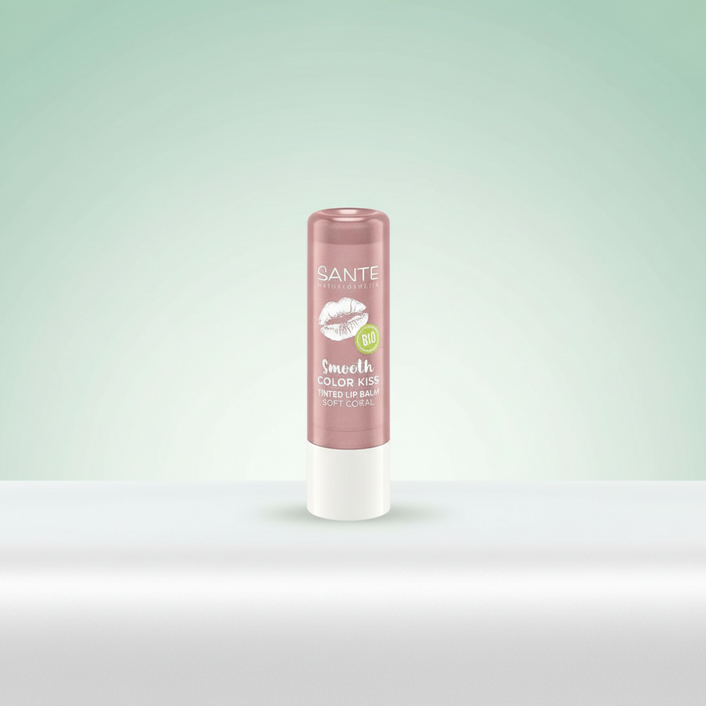 Sante Balsamo Labial Color Kiss 01 Soft Coral - SANTE - cosmética natural