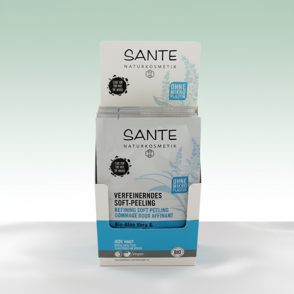 Sante Peeling Suave con Aceite De Chia y Aloe Bio 2X4ml ( 1 Sobre )