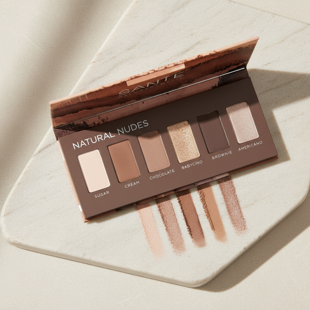 Palet Eyeshadow Sante 6 Warna Nude Alami - SANTE - kosmetik alami