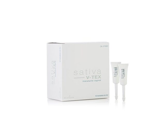 Sativa V-Tex Gel Hidratante y Protector de Uso Vaginal 16ud