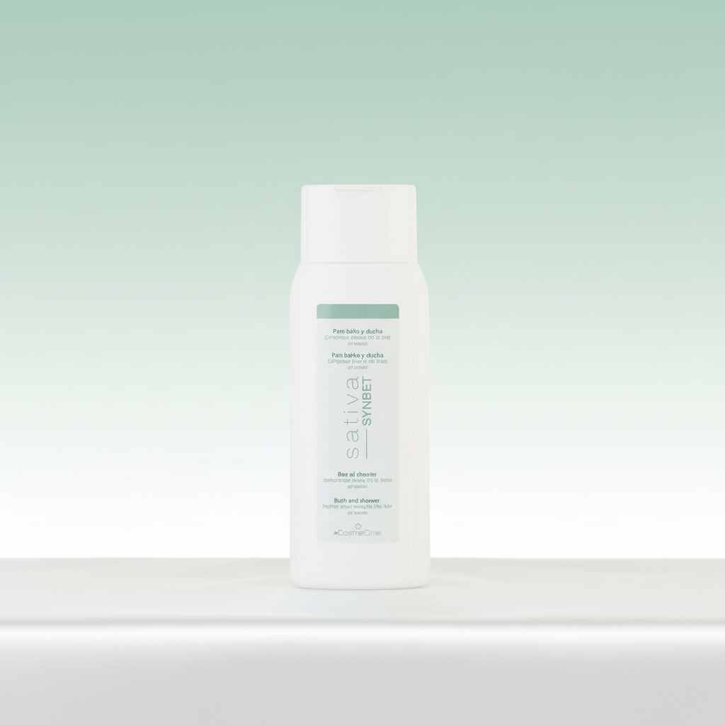 Sativa Syndet Gel de Baño y Ducha para Pieles Sensibles Reactivas e Intolerantes 400ml