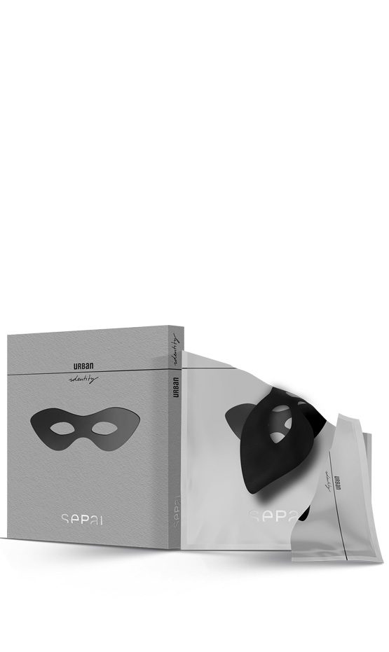 Sepai Mascarilla Facial (Antifaz Hidratante e Iluminador) Urban Identity 5uds