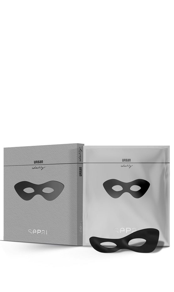 Sepai Mascarilla Facial (Antifaz Hidratante e Iluminador) Urban Identity 5uds