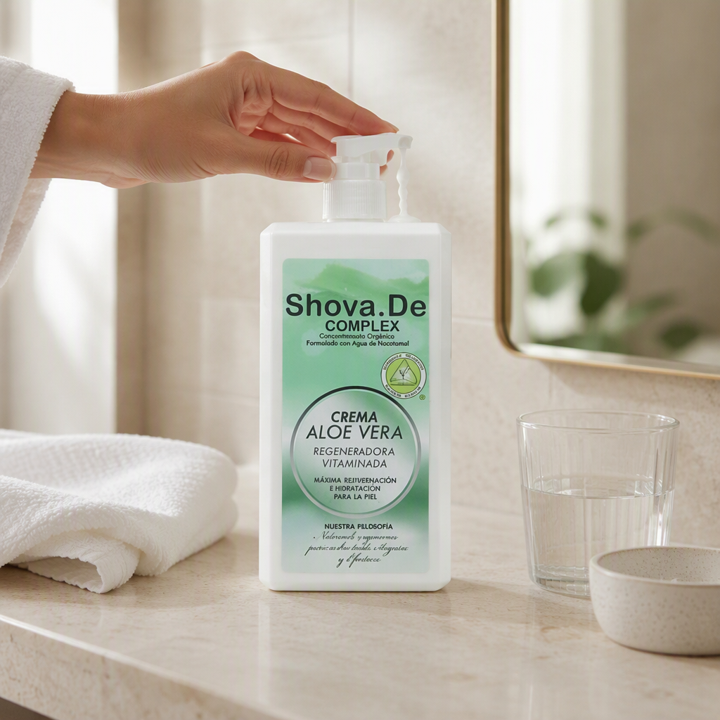Shovade Crema de Aloe Vera Vitaminada 1lt