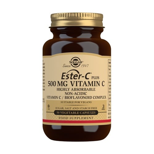 Solgar Ester-C® Plus Vitamina C 500 mg - 50 Comprimidos