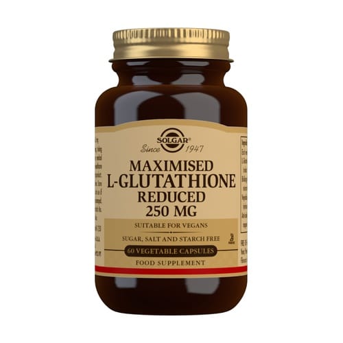 Solgar L-Glutation Maximizado 250 mg - 60 Cápsulas vegetales