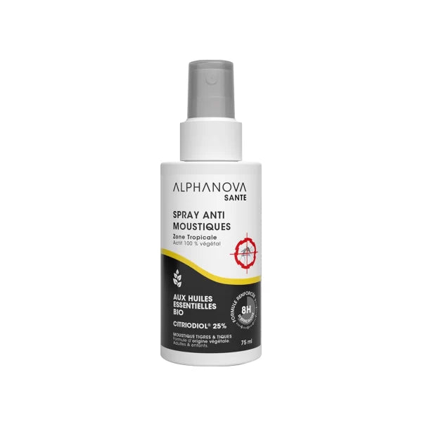 Alphanova Spray Antimosquitos Zona Tropical 75ml - ALPHANOVA - cosmética