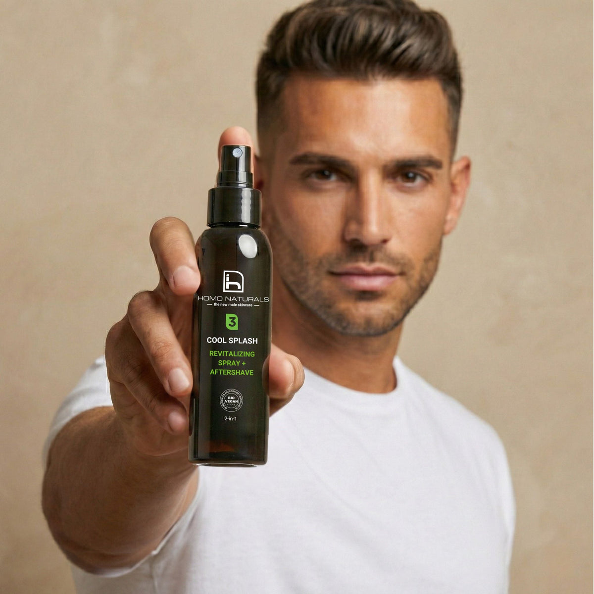 Homo Naturals Cool Splash Bruma Facial y After Shave 2 en 1 70ml - foto 2