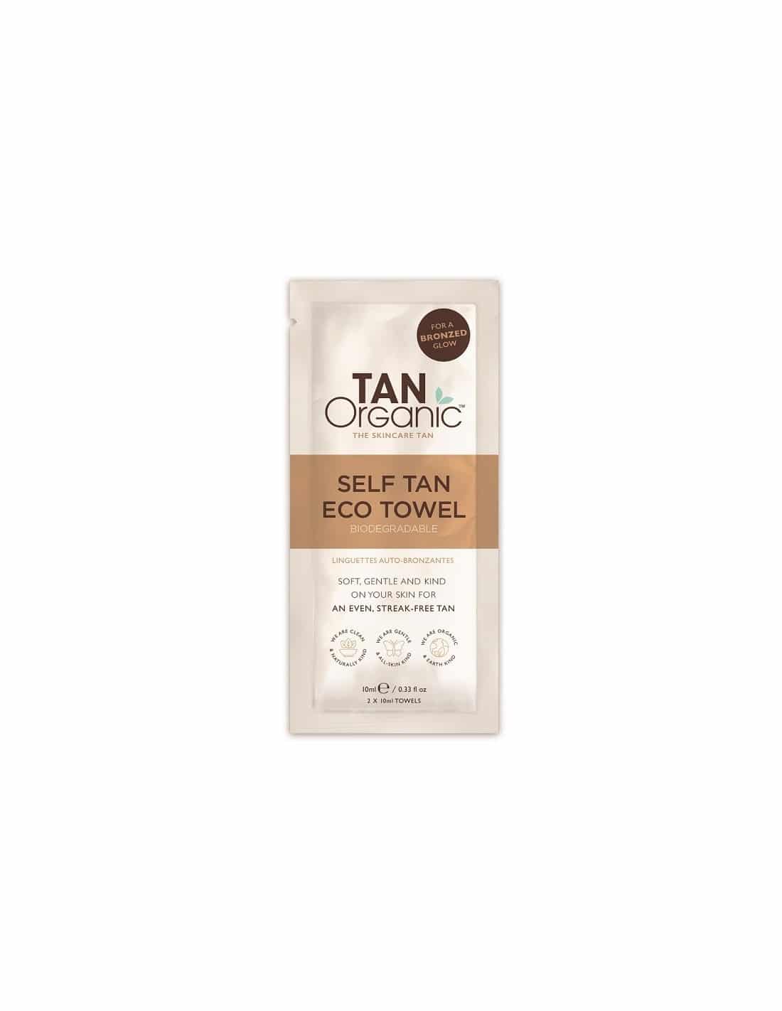 Tanorganic Toallitas Autobronceadoras Biodegradables