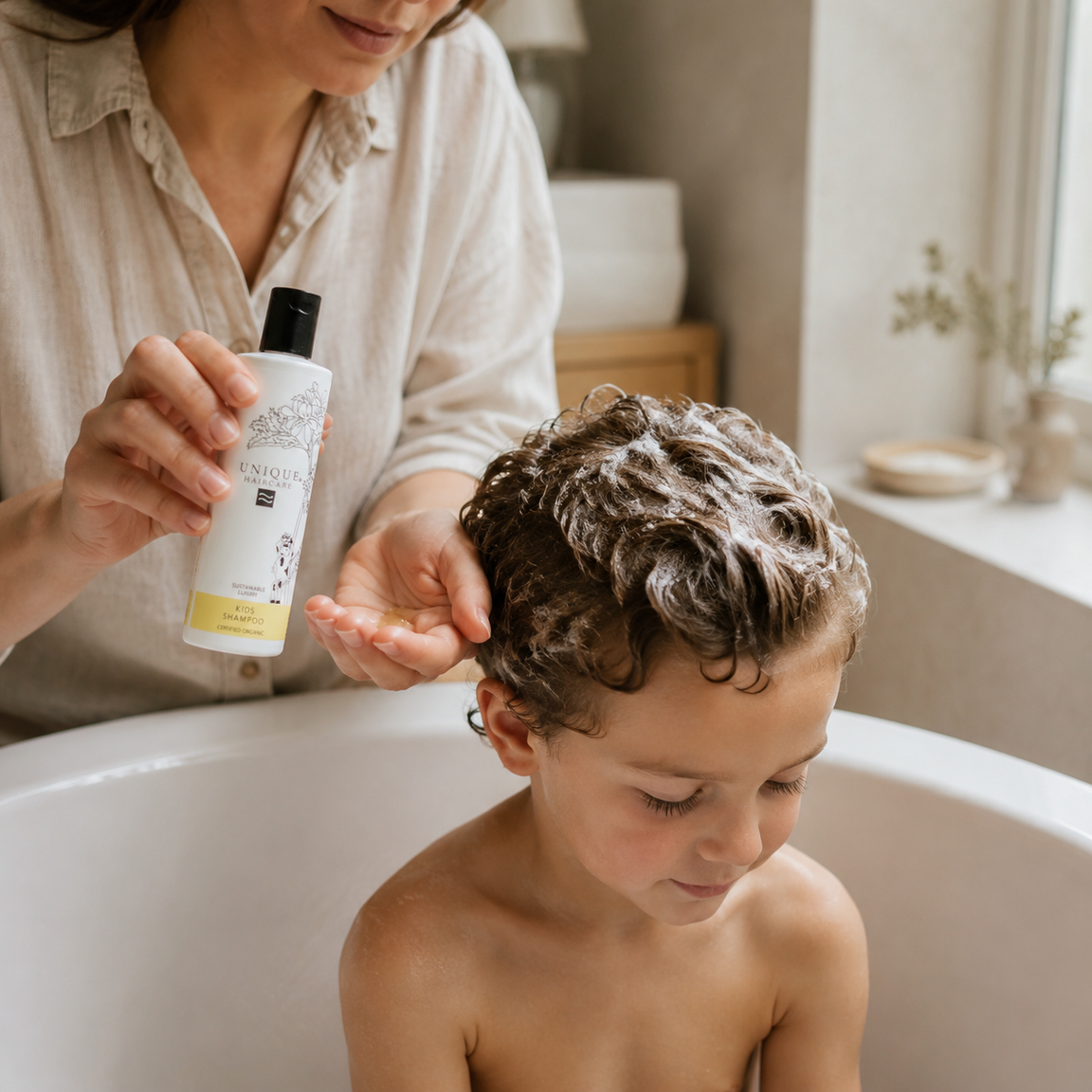 Unique Champú Infantil Certificado Orgánico. 250ml - UNIQUE HAIR CARE - cosmética natural