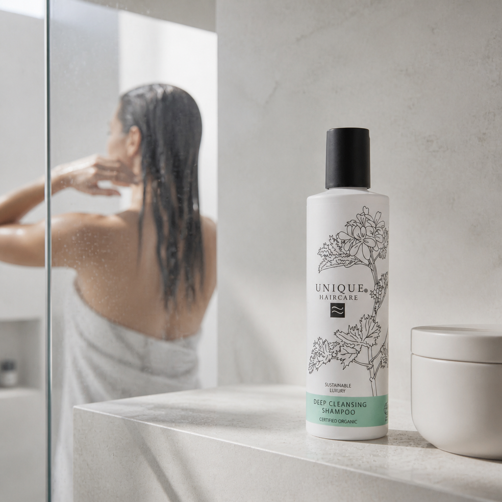 Unique Champú Limpieza Profunda Certificado Organico. 250ml - UNIQUE HAIR CARE - cosmética natural