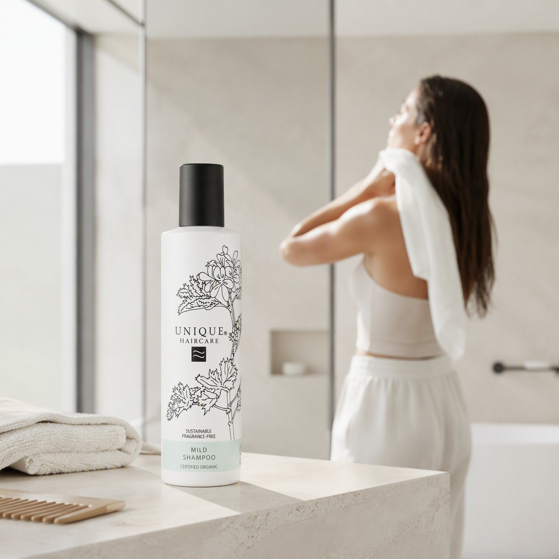 Unique Champú Ultra-Suave Sin Perfume 250ml - UNIQUE HAIR CARE - cosmética natural