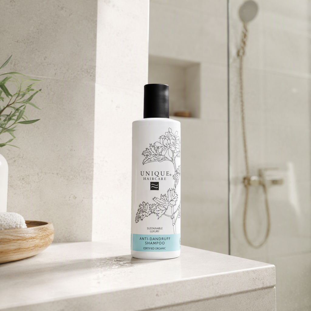 Unique Champú Anti-Caspa Certificado Orgánico para Cabello con Caspa y Descamación. 250ml - UNIQUE HAIR CARE - cosmética natural