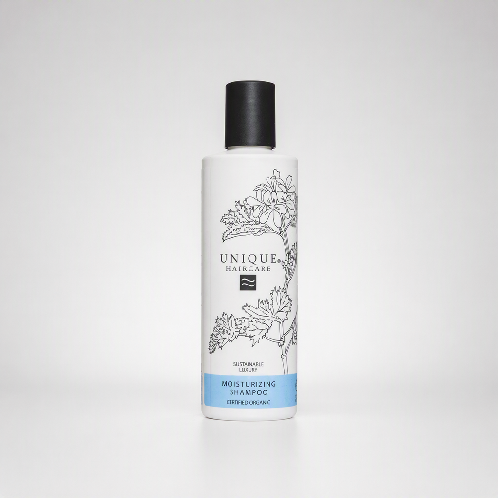 Unique Champú Hidratante Certificado Orgánico Para cabello Seco y Dañado 250ml - UNIQUE HAIR CARE - cosmética natural