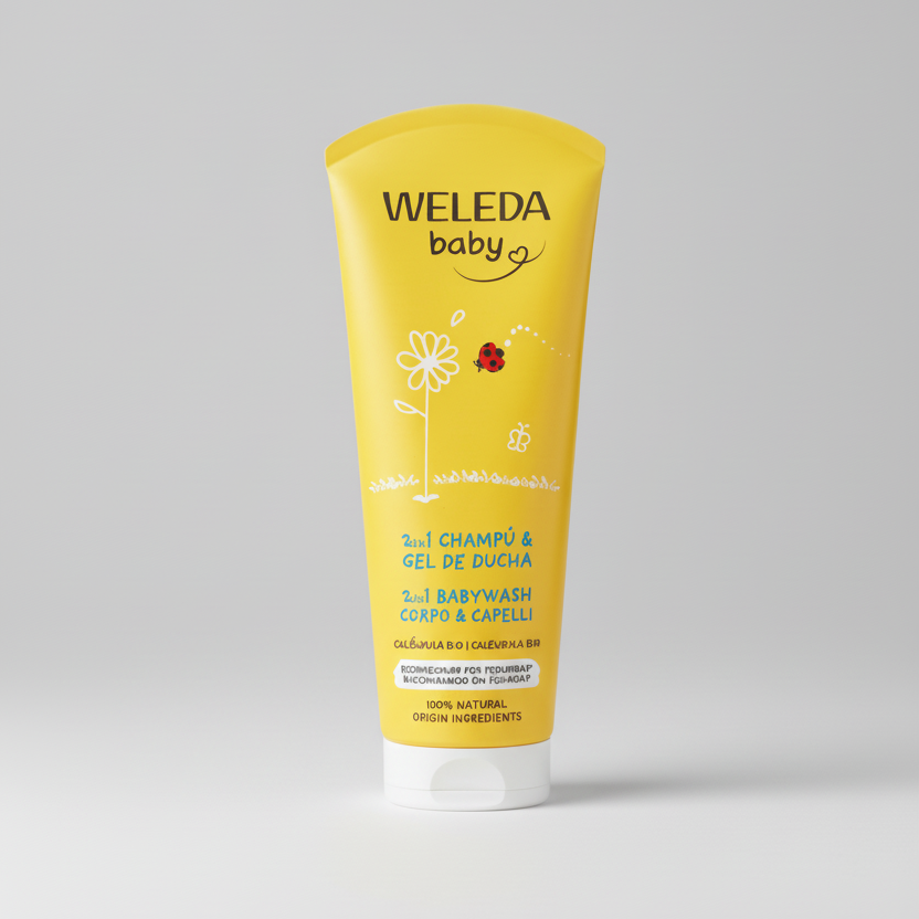 Weleda Champu Y Gel Ducha De Calendula para Bebe 200ml - WELEDA - cosmética natural