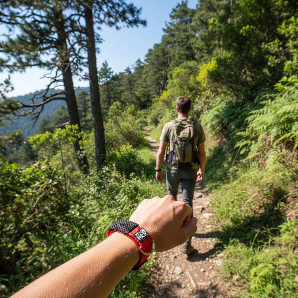 Zeropick Pulsera Antimosquitos Talla L Roja