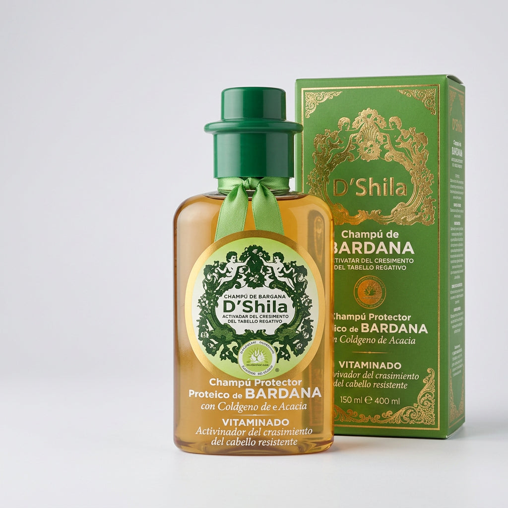 D'Shila Champú de Bardana para el Cuero Cabelludo 300ml - DSHILA - cosmética