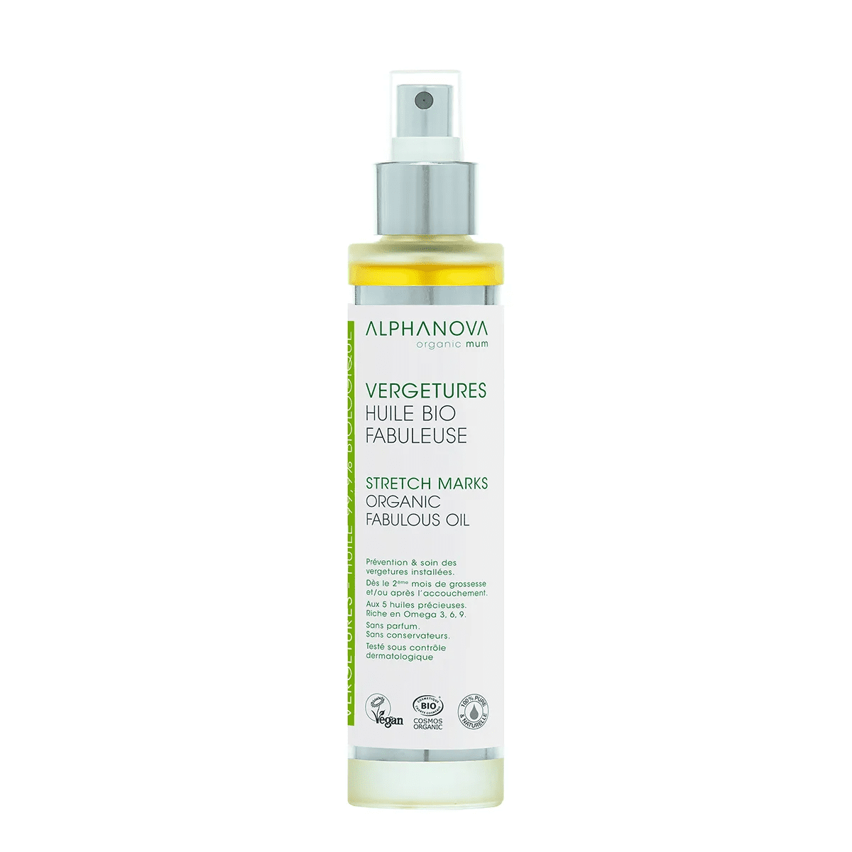 Alphanova Aceite Antiestrías Bio 100ml - ALPHANOVA - cosmética