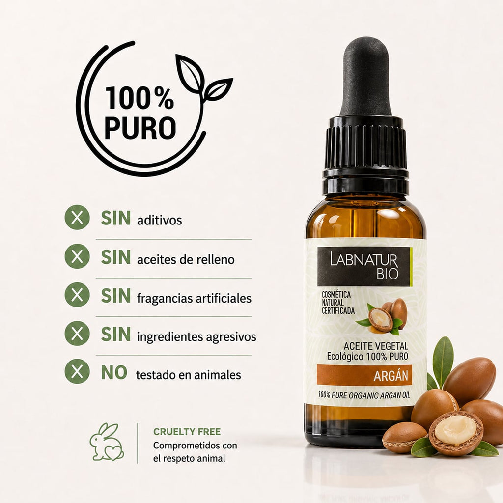 Labnatur Bio Aceite de Argán Ecológico 30ml - LABNATUR BIO - cosmética