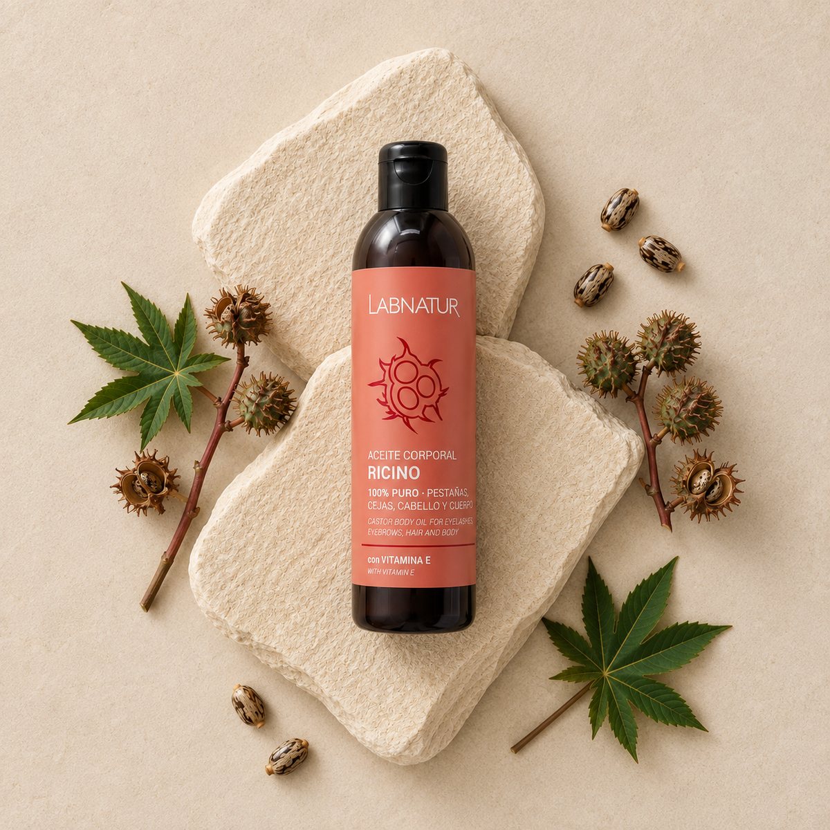Labnatur Aceite Corporal de Ricino 200ml - LABNATUR BIO - cosmética