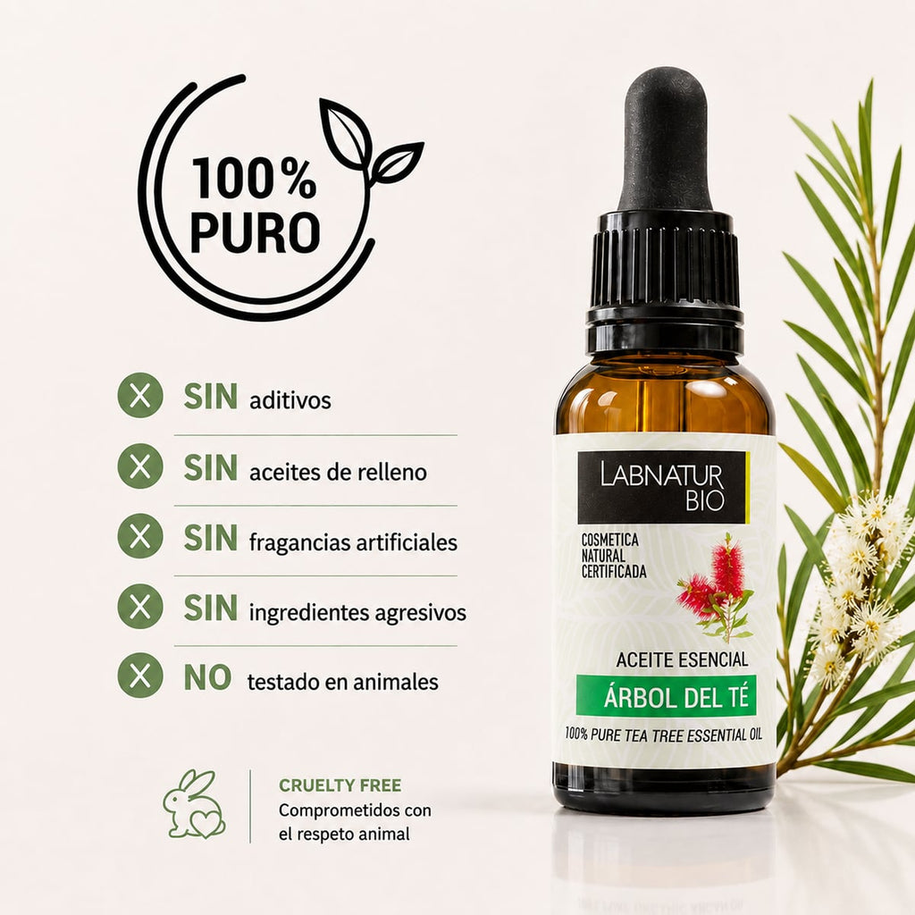 Labnatur Bio Aceite Esencial de Árbol del Té Ecológico 30ml - LABNATUR BIO - cosmética