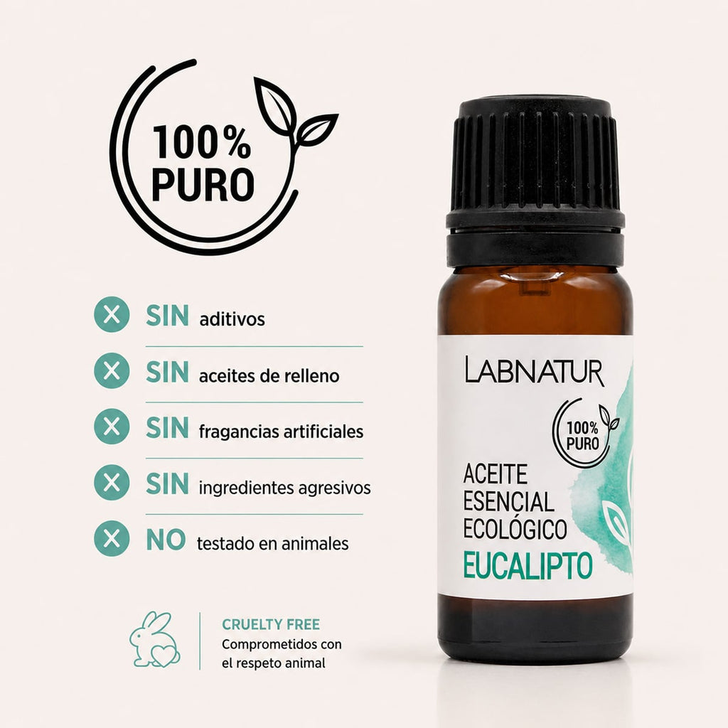Labnatur Aceite Esencial de Eucalipto 10ml - LABNATUR BIO - cosmética