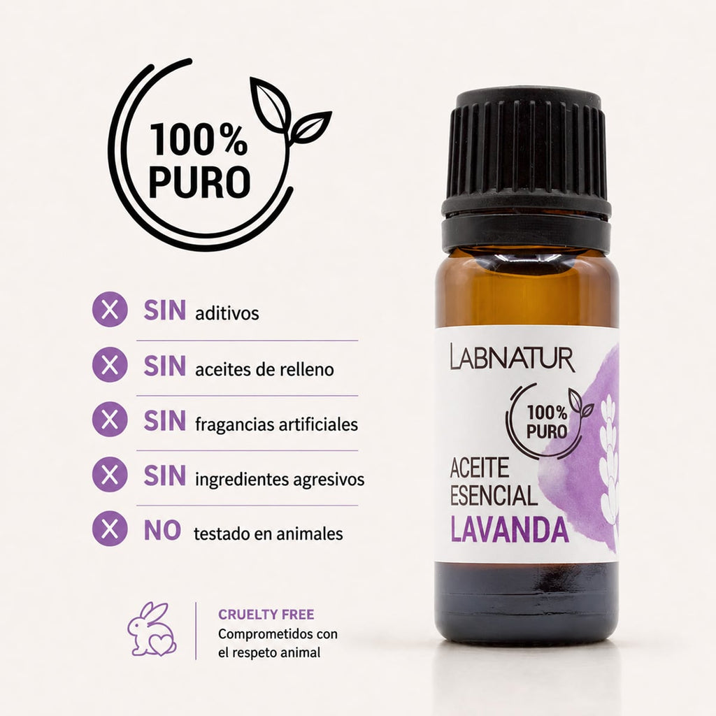 Labnatur Aceite Esencial de Lavanda 10ml - LABNATUR BIO - cosmética