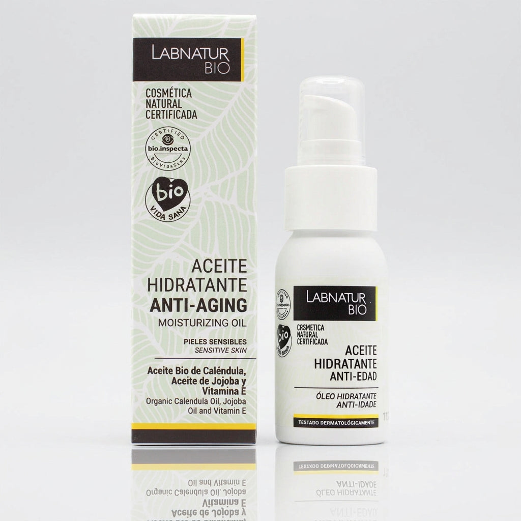 Labnatur Bio Aceite Facial de Caléndula y Jojoba para Piel Sensible 50ml - LABNATUR BIO - cosmética