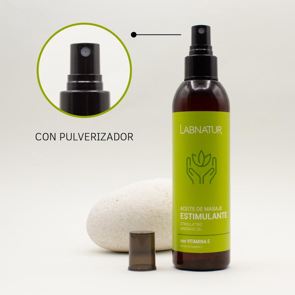 Labnatur Aceite de Masaje Activador con Menta y Romero 200ml - LABNATUR BIO - cosmética