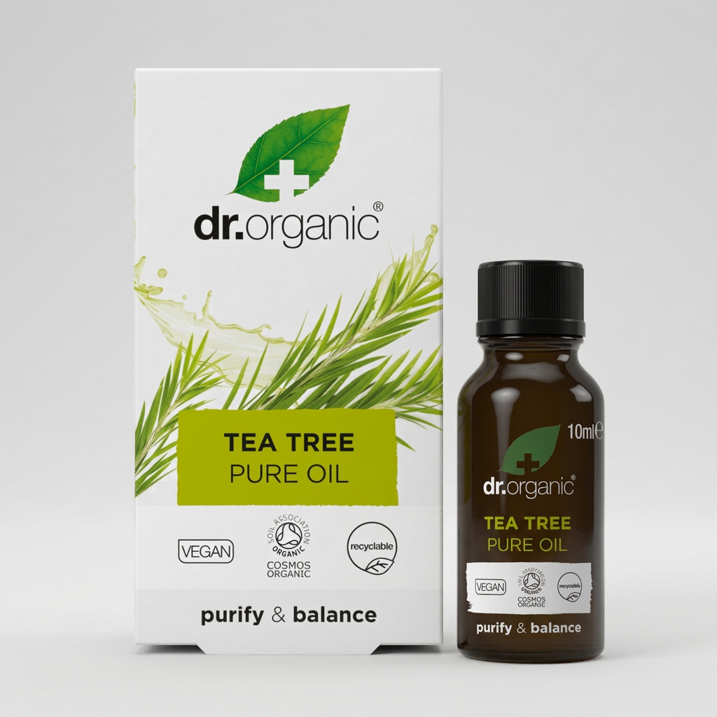 Dr. Organic Aceite Puro de Árbol de Té Ecológico 10ml - DR. ORGANIC - cosmética natural