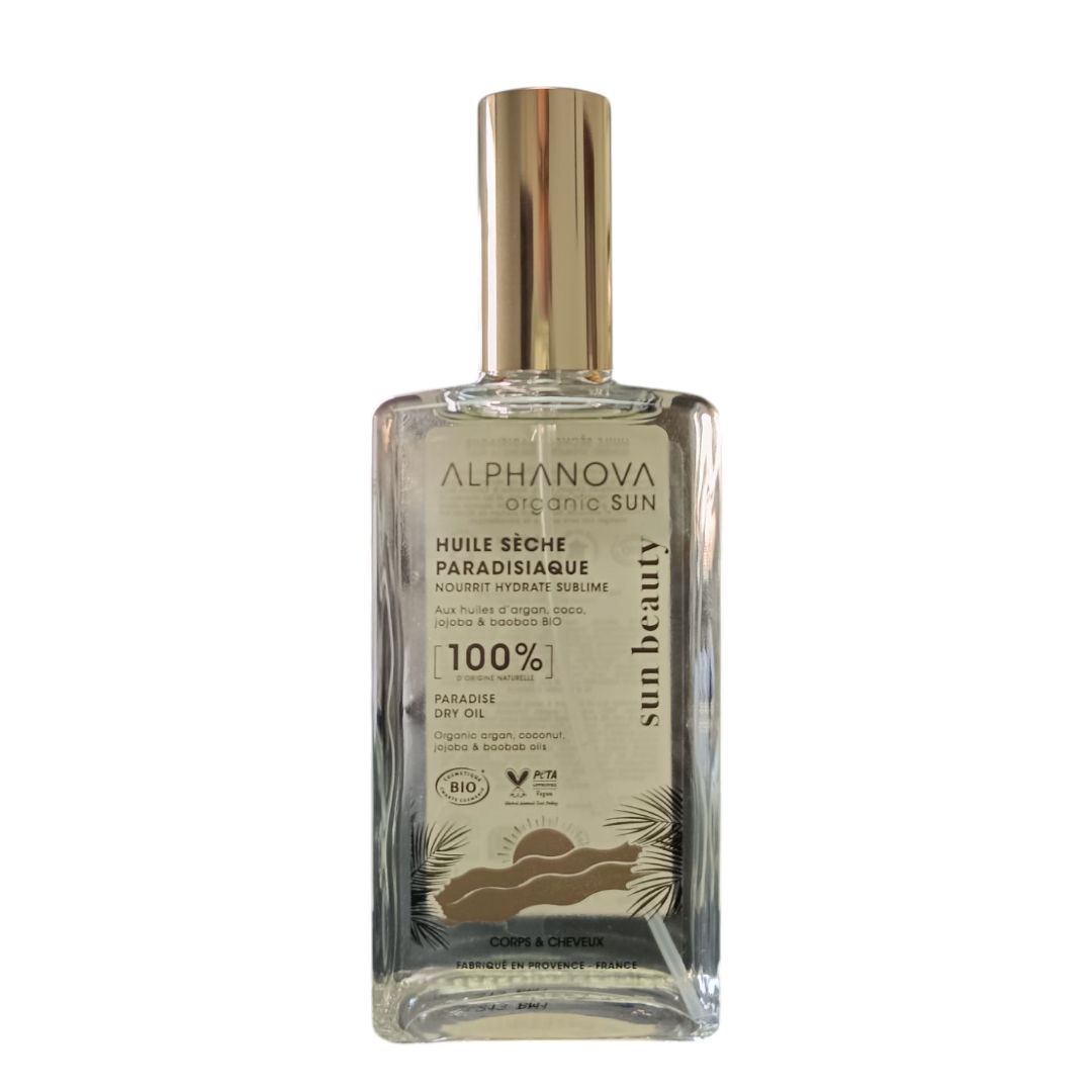 Alphanova Sun Aceite Seco Paradise Cristal 100ml - ALPHANOVA - cosmética