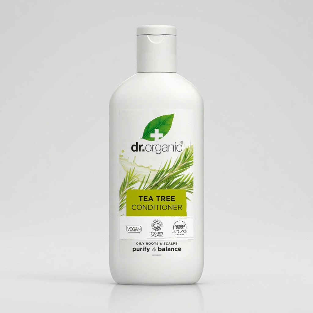 Dr. Organic Acondicionador de Árbol de Té para Cabello Graso 265ml - DR. ORGANIC - cosmética natural